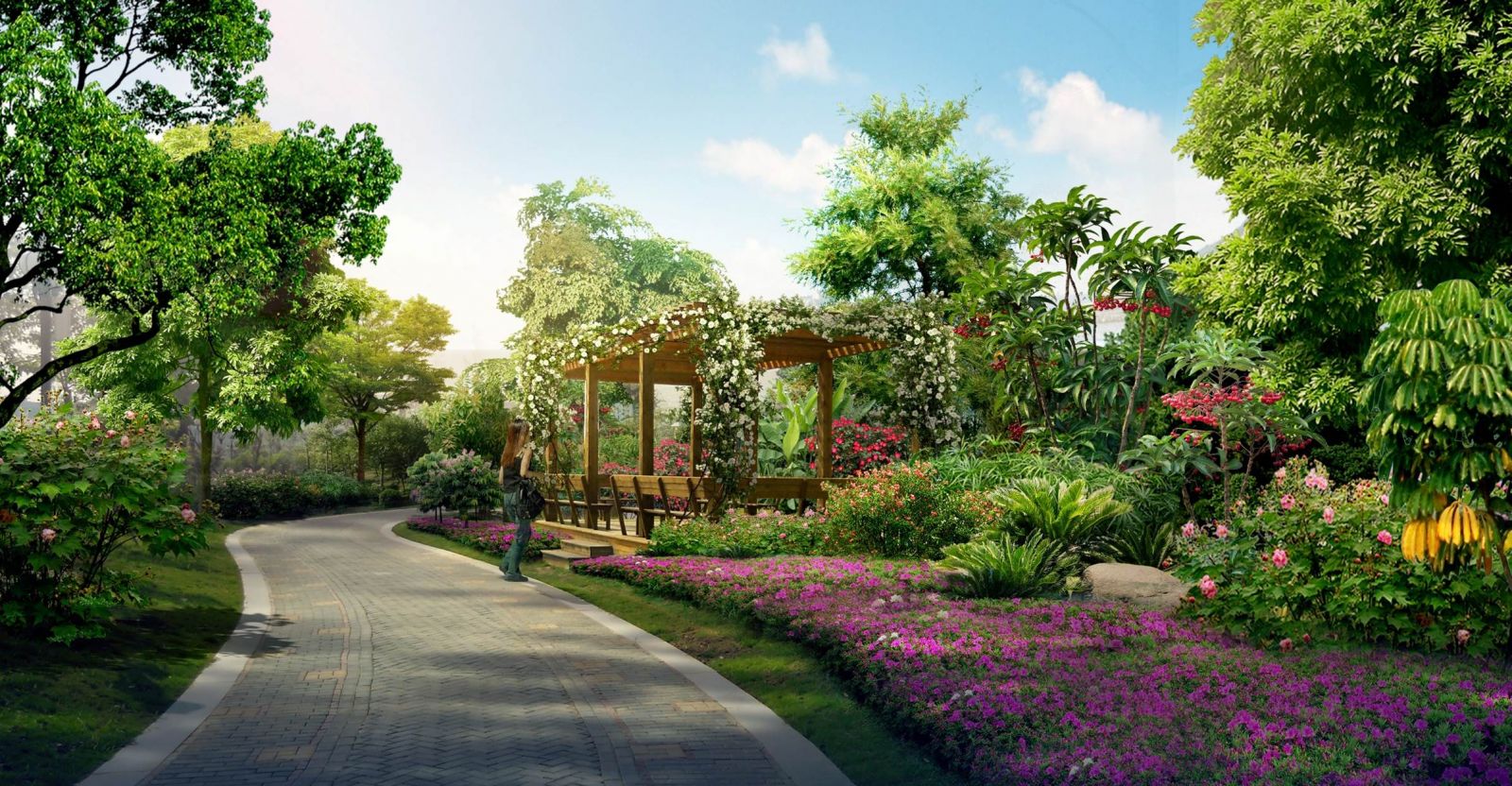 園冶杯專業獎:黃驊城西花卉園工程設計方案