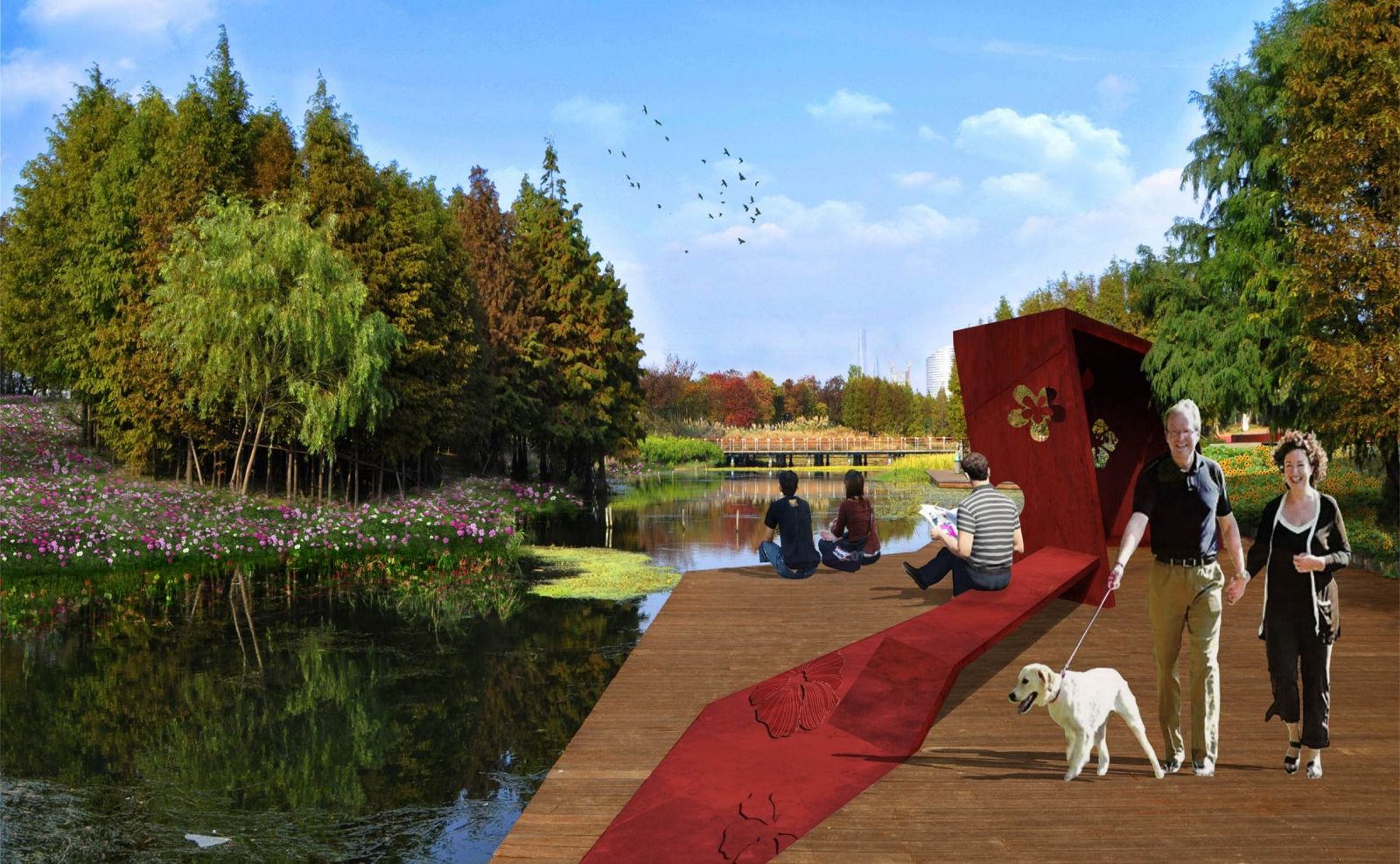 園冶杯專業獎:黃驊城西花卉園工程設計方案