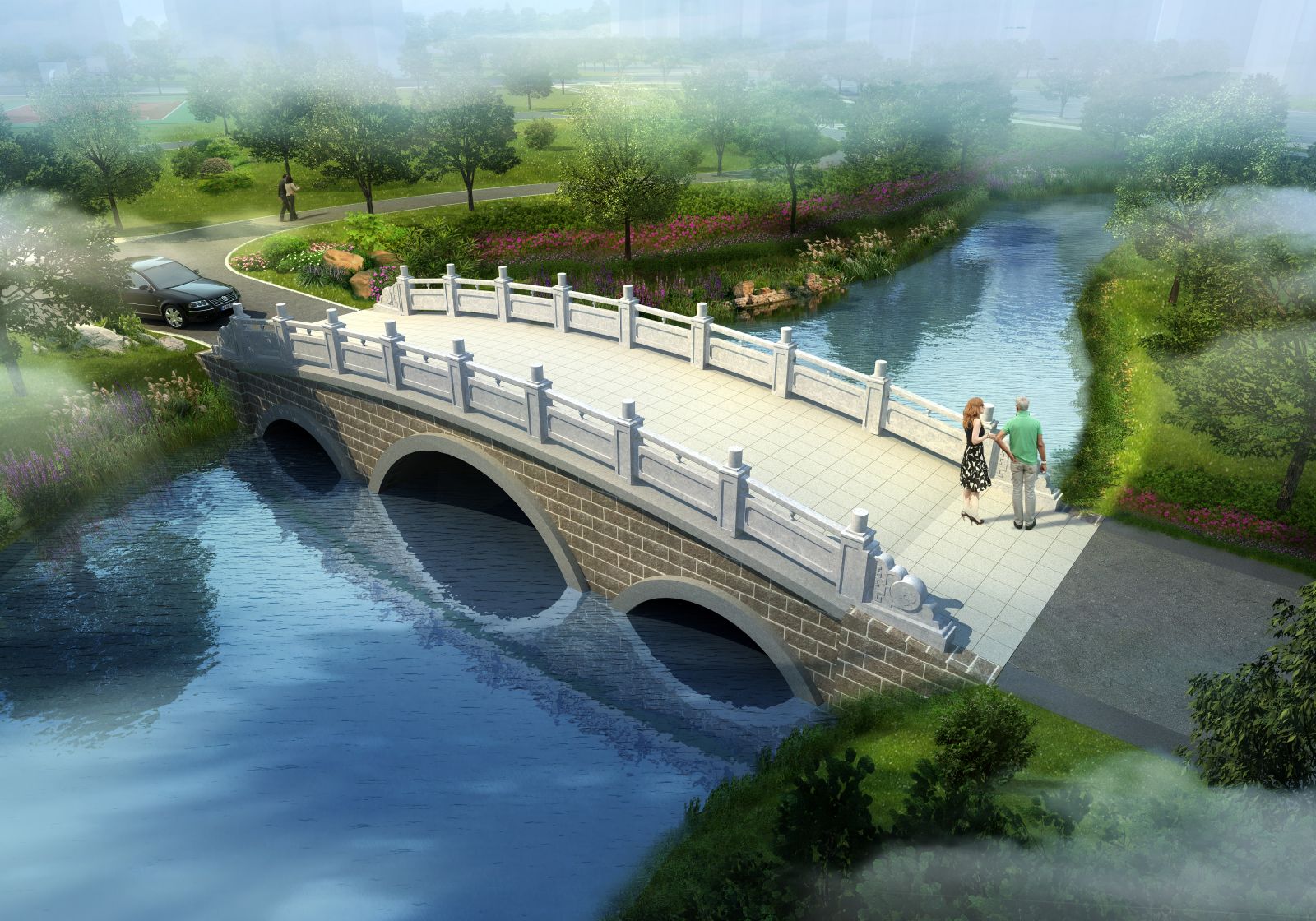 園冶杯專業獎:天津市雙青公園景觀方案設計