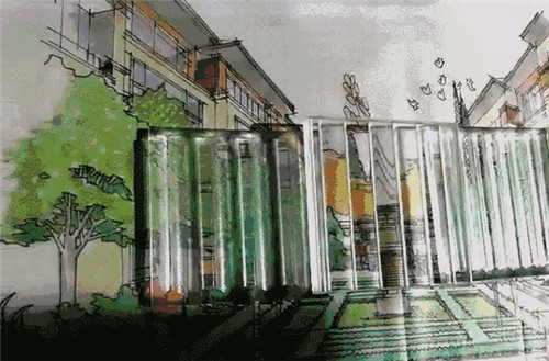 奧雅作品:園子里的揚州