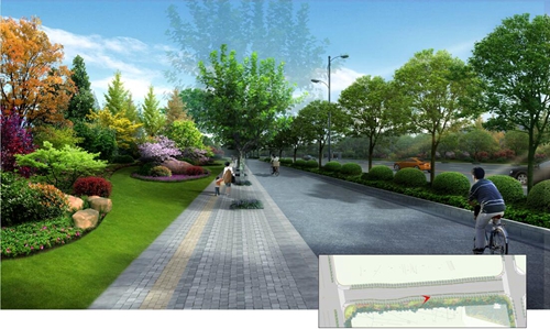 園冶杯專業(yè)獎：廬陽工業(yè)區(qū)天水路、凌湖路綠化施工