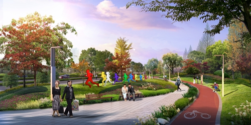 園冶杯專業獎:店忠路(新合馬路至環巢湖大道段)改建工程景觀設計