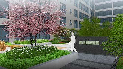 園冶杯專業獎:新華國際廣場天井園林景觀