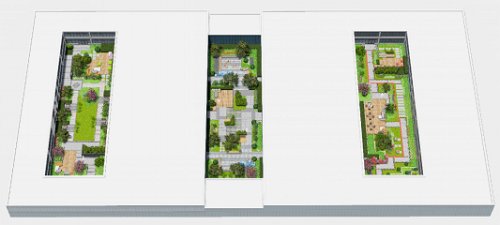 園冶杯專業獎:新華國際廣場天井園林景觀