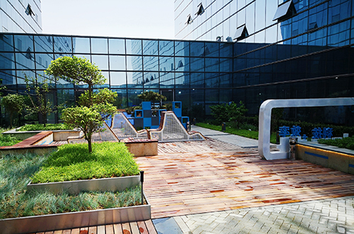 園冶杯專業獎:新華國際廣場天井園林景觀