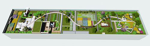 園冶杯專業獎:工業大學附中低碳屋頂花園
