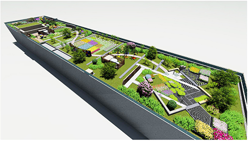 園冶杯專業獎:工業大學附中低碳屋頂花園
