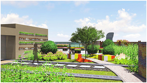 園冶杯專業獎:工業大學附中低碳屋頂花園