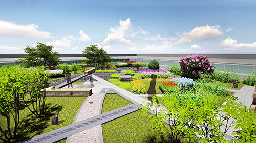 園冶杯專業獎:工業大學附中低碳屋頂花園