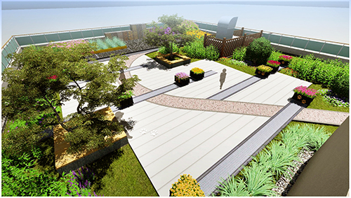 園冶杯專業獎:工業大學附中低碳屋頂花園