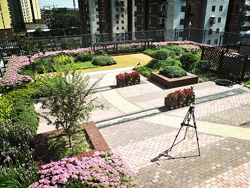 園冶杯專業獎:工業大學附中低碳屋頂花園