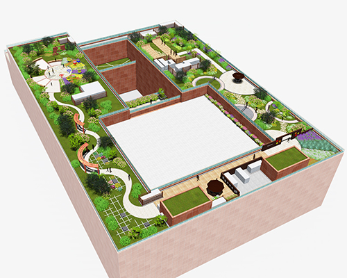 園冶杯專業(yè)獎(jiǎng):景山學(xué)校分校低碳屋頂花園