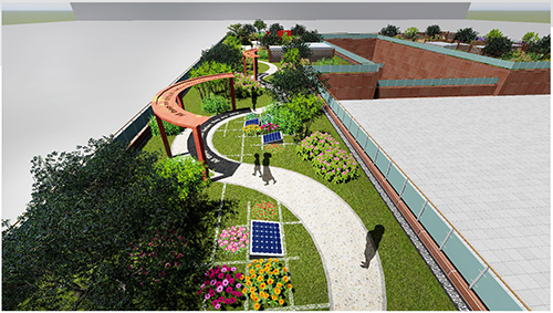 園冶杯專業(yè)獎(jiǎng):景山學(xué)校分校低碳屋頂花園