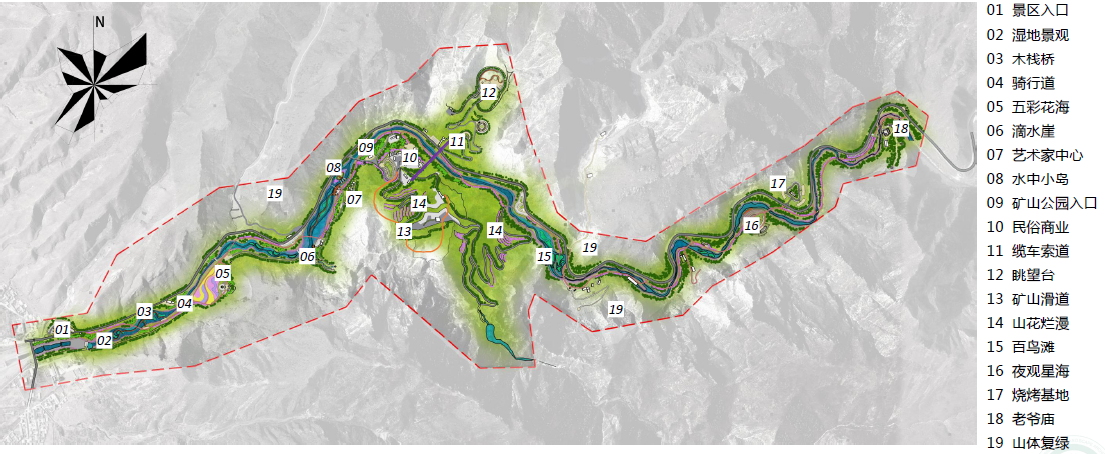 園冶杯專業獎:呼和浩特市哈拉沁生態谷景區景觀設計
