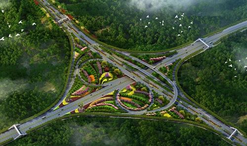 園冶杯專業獎：機南聯絡道東延伸段工程綠化項目設計