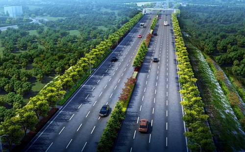 園冶杯專業獎：機南聯絡道東延伸段工程綠化項目設計