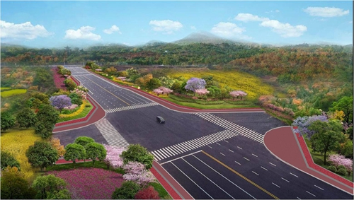 園冶杯專業獎:銅梁區迎賓路延伸段道路工程景觀提質工程設計