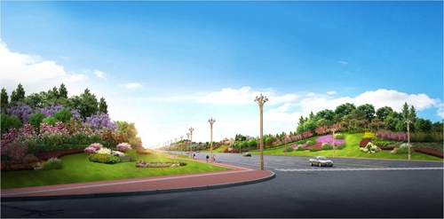 園冶杯專業獎:銅梁區迎賓路延伸段道路工程景觀提質工程設計