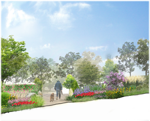 河北省第二屆園博會花境作品——碣石仙臺