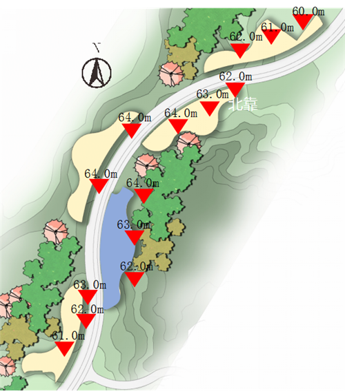 河北省第二屆園博會花境作品——碣石仙臺