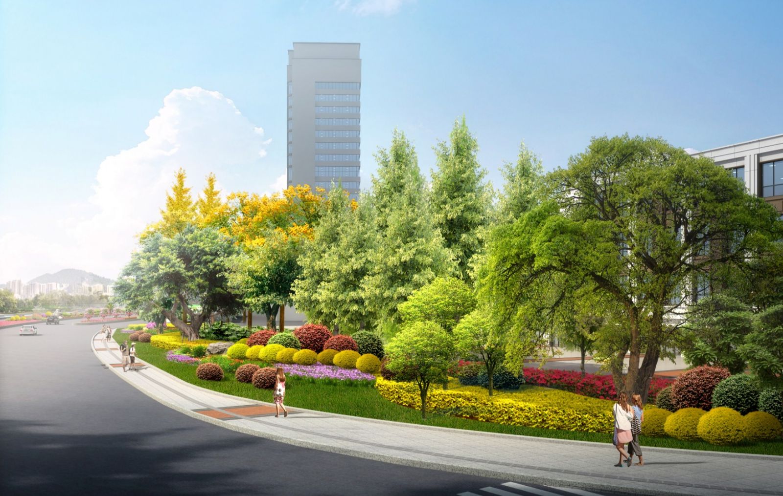 園冶杯專業(yè)獎(jiǎng):資陽(yáng)市嬌子大道綜合整治建設(shè)工程-節(jié)點(diǎn)景觀提升