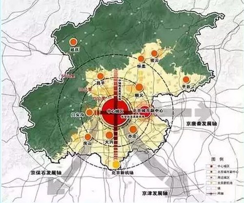 從北京行政中心“東遷”看國內外城市副中心規劃建設