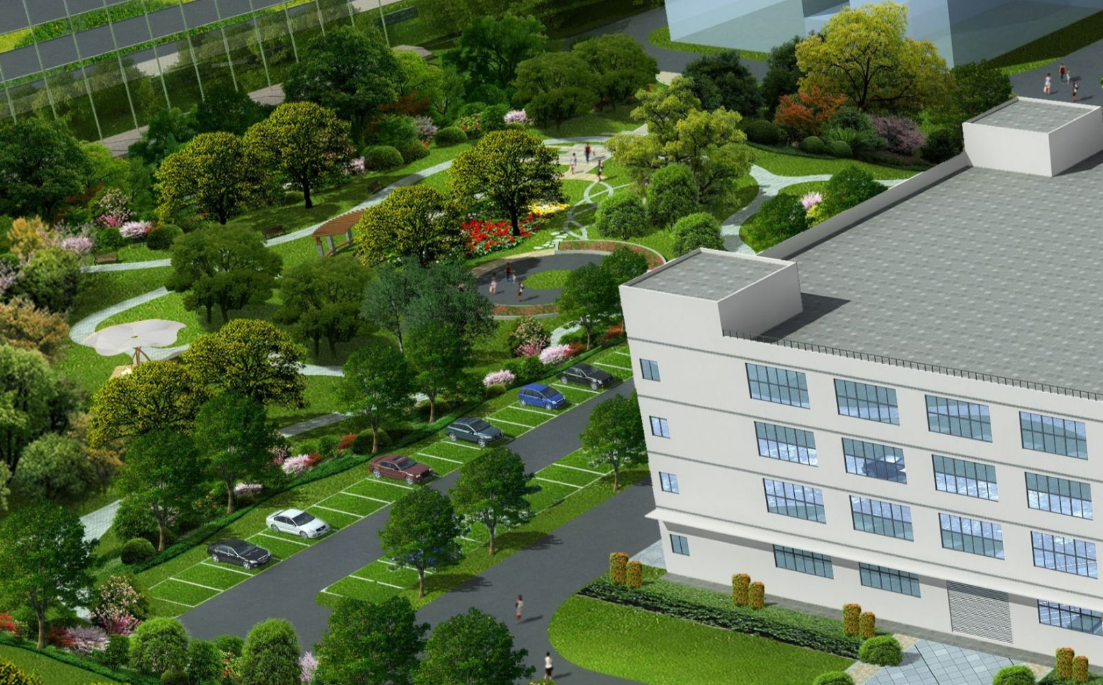 園冶杯專業獎:資陽高新區中韓創新創業園資陽基地華西牙科產業園景觀工程