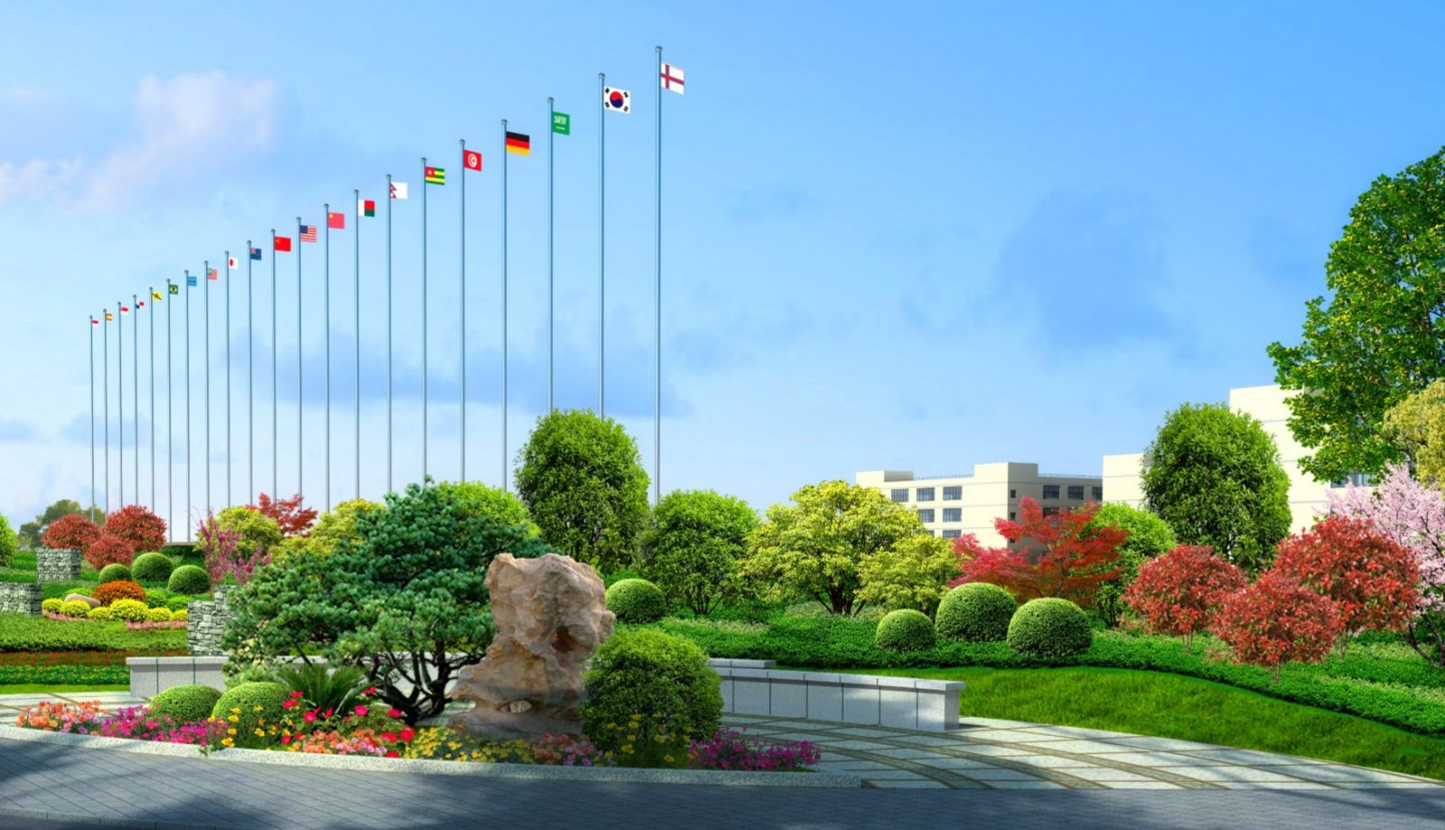 園冶杯專業獎:資陽高新區中韓創新創業園資陽基地華西牙科產業園景觀工程