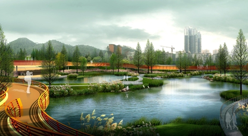 園冶杯專業獎:忠莊河、劍江路景觀提升改造及環境綜合整治工程