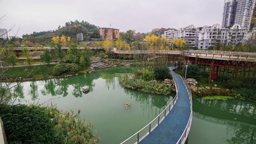 園冶杯專業獎:忠莊河、劍江路景觀提升改造及環境綜合整治工程