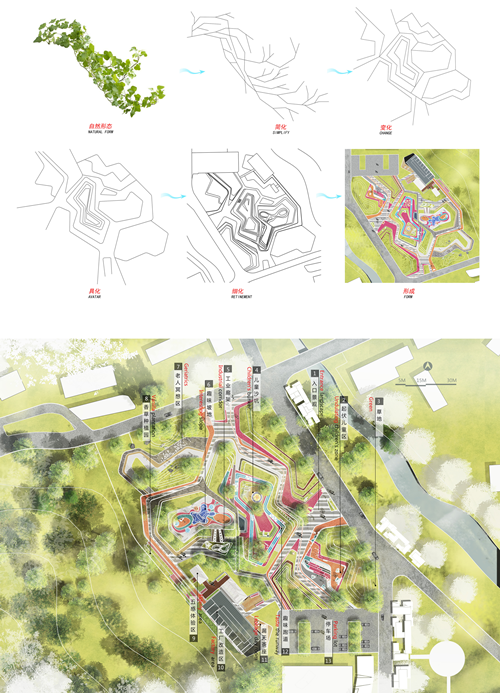 張皓天:Between——工廠社區間的廢棄足球場景觀改造設計