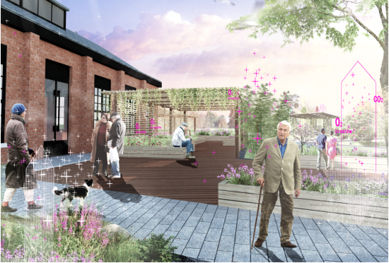 張皓天:Between——工廠社區間的廢棄足球場景觀改造設計