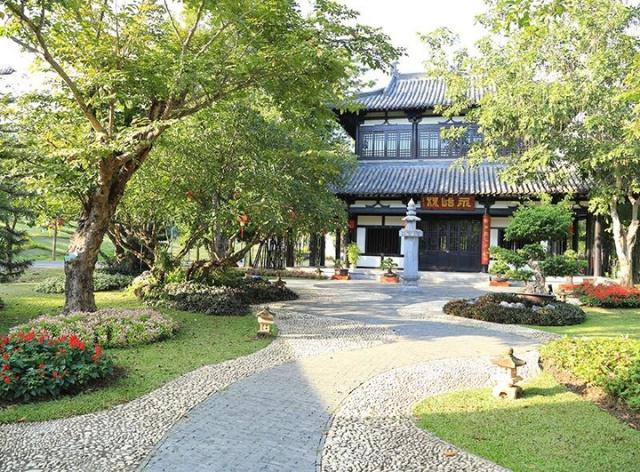 在小清新的泰國清邁,竟然藏著一處中式園林