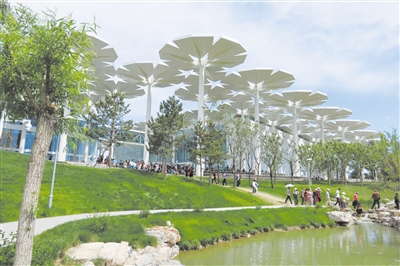 世園會國際館,美景寓深意