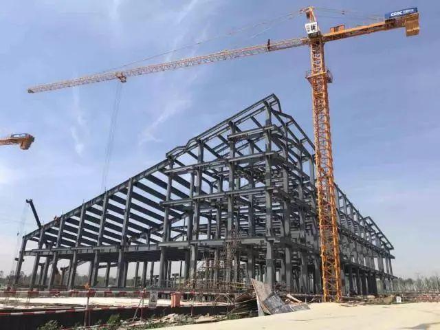 邢臺(tái)園博園占地面積最大的場(chǎng)館即將完工