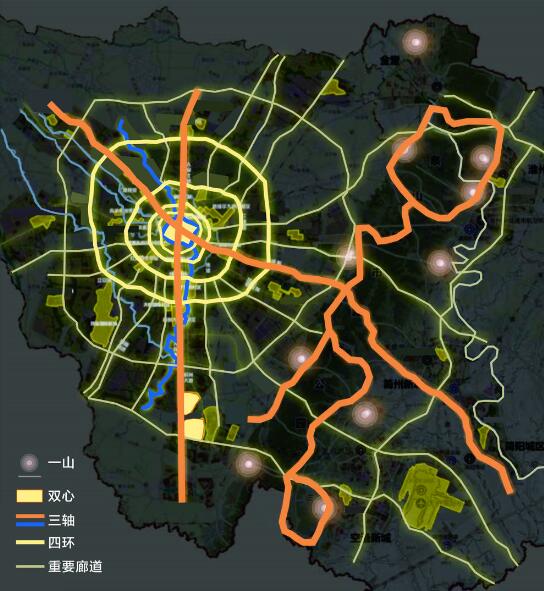 成都中心城區(qū)景觀照明規(guī)劃出爐