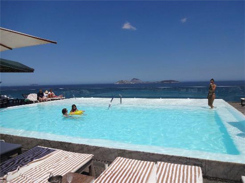 無邊際泳池,令人驚嘆的空中景觀