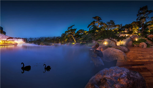 藏在城市中的山光水色 隱在燈光里的秀美中國