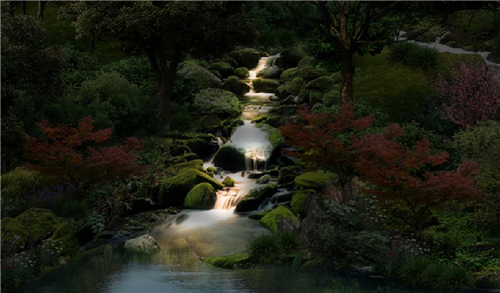 藏在城市中的山光水色 隱在燈光里的秀美中國