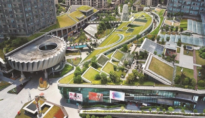上海在城市更新中大力推廣立體綠化(多圖)