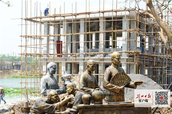 湖北荊州園博園44個展園建設快速推進