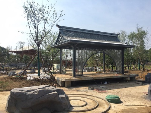 湖北第二屆園林博覽會項目建設進入攻堅階段