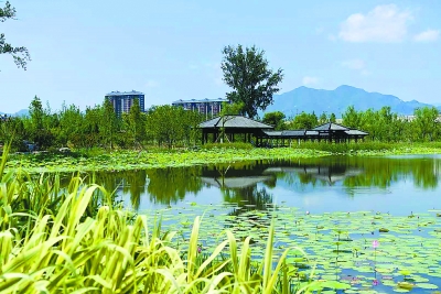 城市森林公園添綠懷柔老城