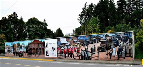 一個創意拯救一個城鎮,壁畫小鎮的逆襲