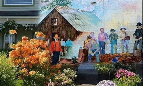 一個創意拯救一個城鎮,壁畫小鎮的逆襲