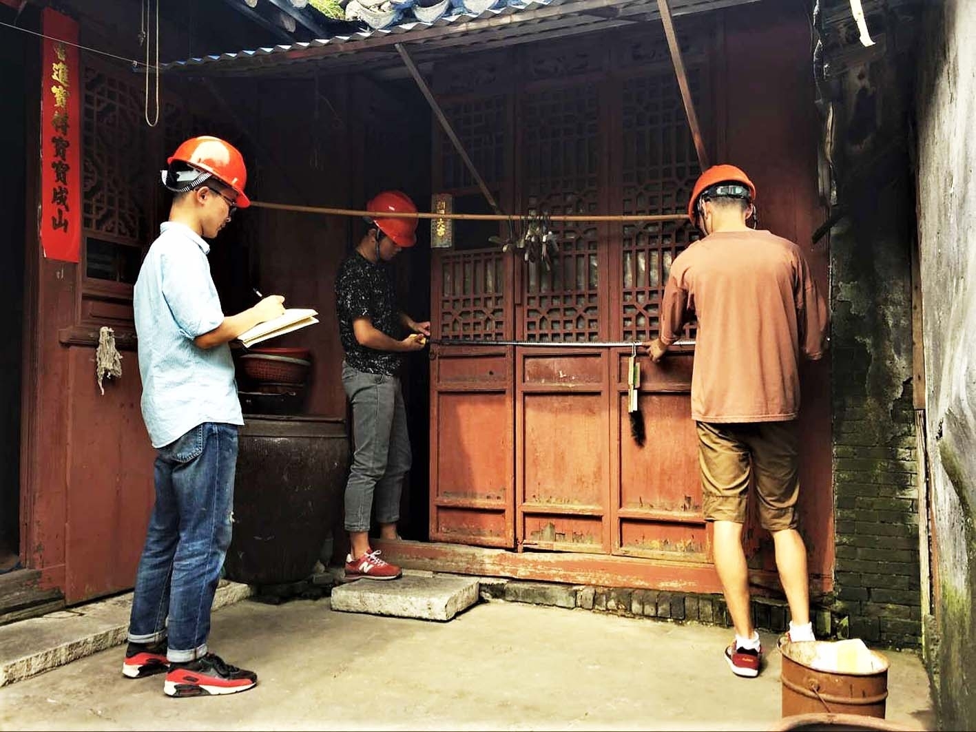 新人才新技術,揚大師生為揚州古建筑建立“基因庫”