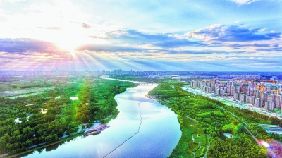 北京萬畝“東方綠星”年底景觀初具副中心城市綠心全速綠化 