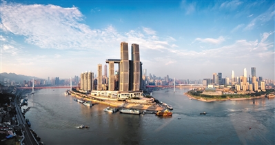 250米高空懸著國(guó)內(nèi)首個(gè)橫向摩天樓