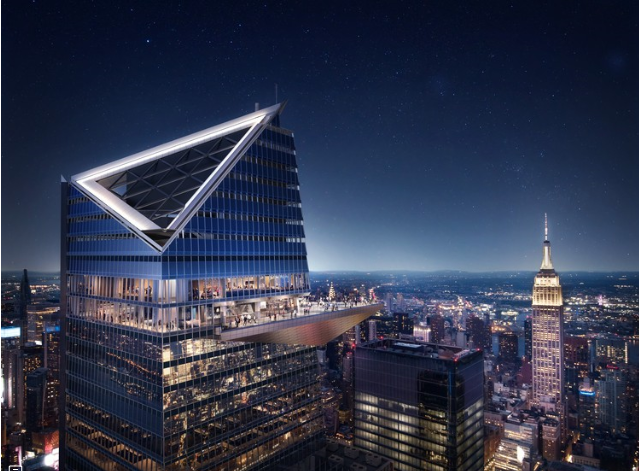 現代工程和結構設計的里程碑“哈德遜廣場觀景臺 Edge”將于 2020 年開放