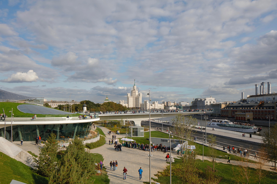 莫斯科扎里亞季耶公園景觀設計